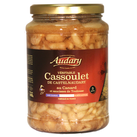 CASSOULET AU CANARD 1400GR AUDARY BOCAL 150CL /6 (EC)