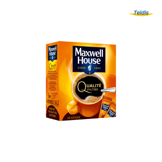 CAFE MAXWELL QUALITE FILTRE 25 STICKS/16 (AC) ***