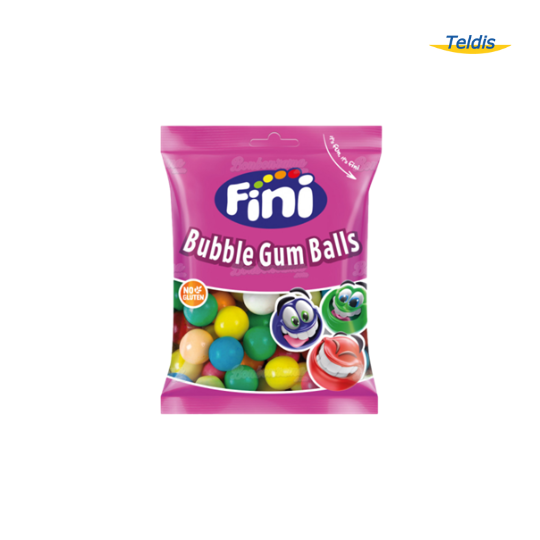 BUBBLE GUM BALL FINIH SACHET 90GR /12 (E)