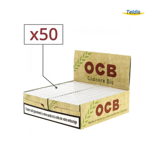 OCB CHANVRE BIO COURT BOITE DE 50 /4