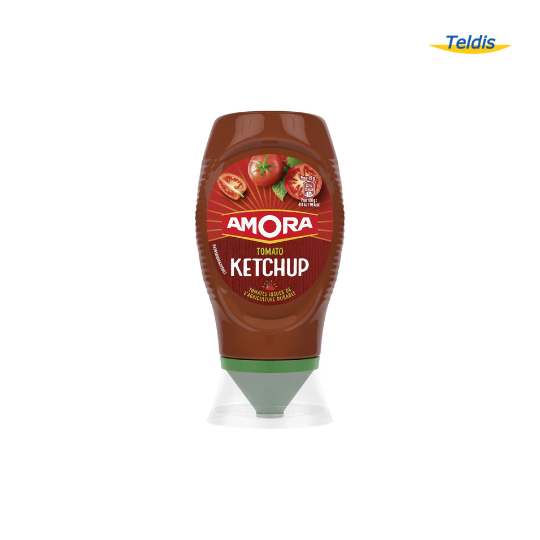 KETCHUP SOUPLE AMORA 280G X9