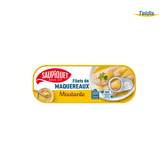 MAQUEREAUX MOUTARDE SAUPIQUET 169G X10