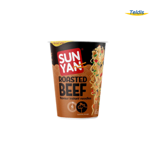 NOUILLES CHINOISES CUP BOEUF SUN YAN 65G /8