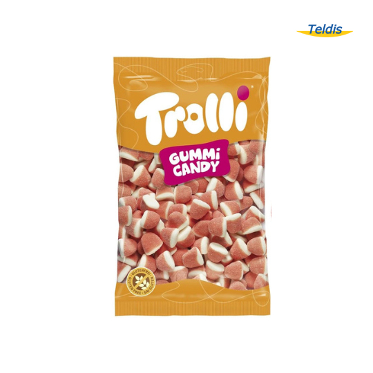 CONES FRAISE TROLLI 1 KG /4