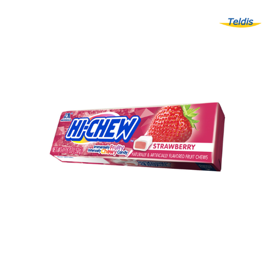 HI-CHEW PATE A MACHER FRAISE 50G X15 /45