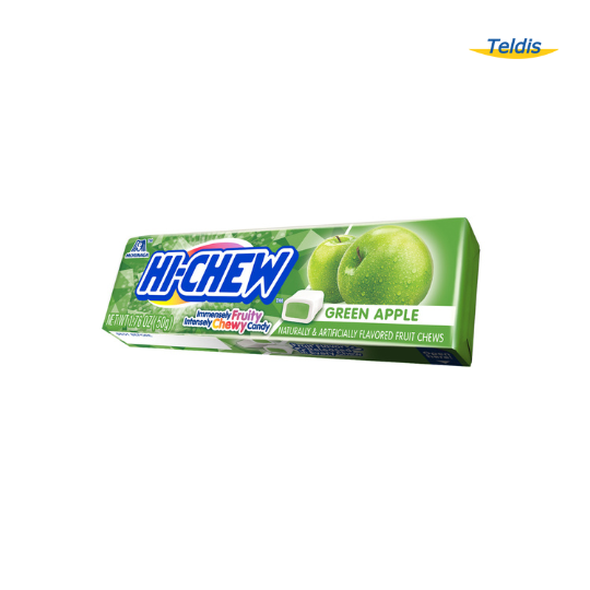 HI-CHEW PATE A MACHER POMME 50G X15 /45