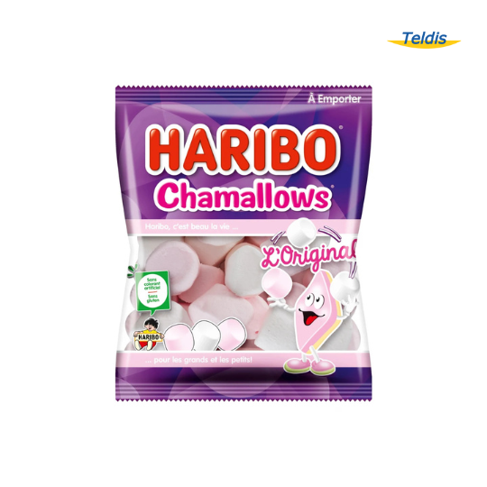 CHAMALLOWS MARSHMALLOW GM HARIBO SACHET 100G / 30 (E)