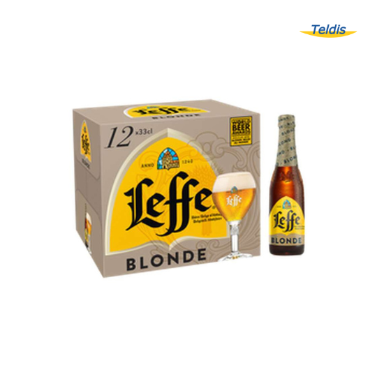 ABBAYE DE LEFFE BLONDE BLLE 6.6° (33CL X 12)
