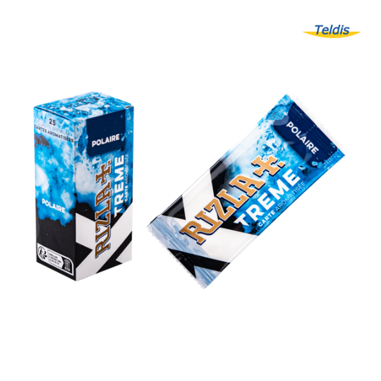 CARTE FRAICHEUR RIZLA XTREM ICE X 25 SACHETS /72