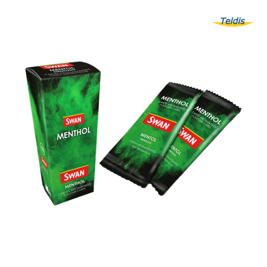 CARTE ARO. MENTHOL VERT SWAN X 25 SACHETS /72