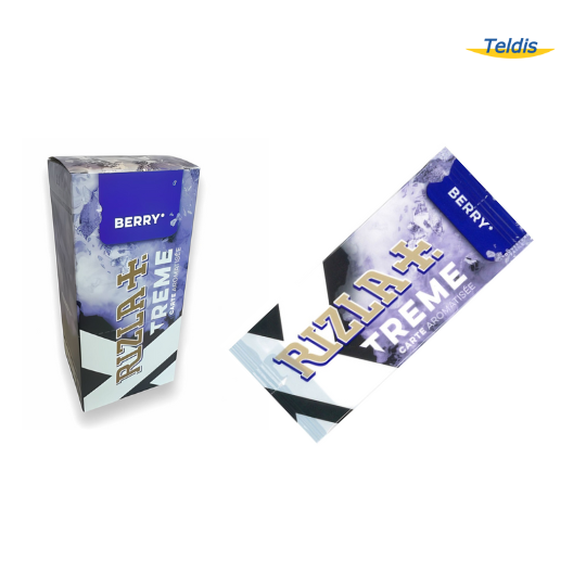 CARTE FRAICHEUR RIZLA XTREM BERRY X 25 SACHETS /72
