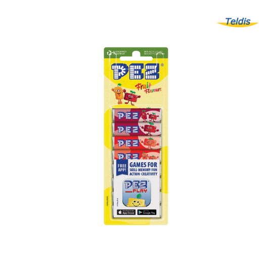 PEZ RECHARGE FRUITS BLISTER DE 8 X12