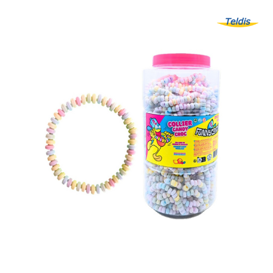 COLLIER CANDY CROC FRUITS ASS. FUNNYCANDY TUBO DE 110